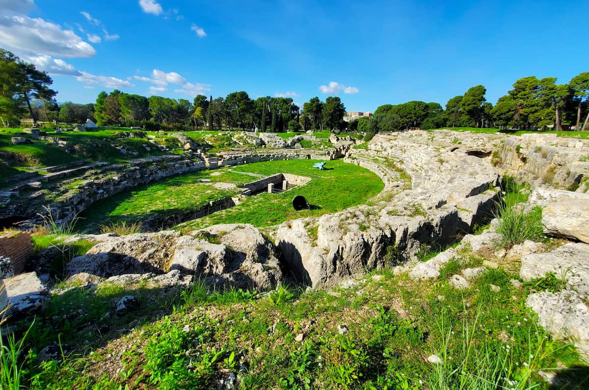 Area del Parco Archeologico di Neapolis, Italia