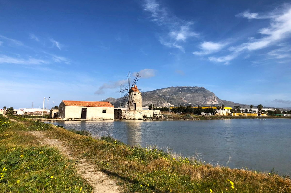Centro storico di Trapani, Italia
